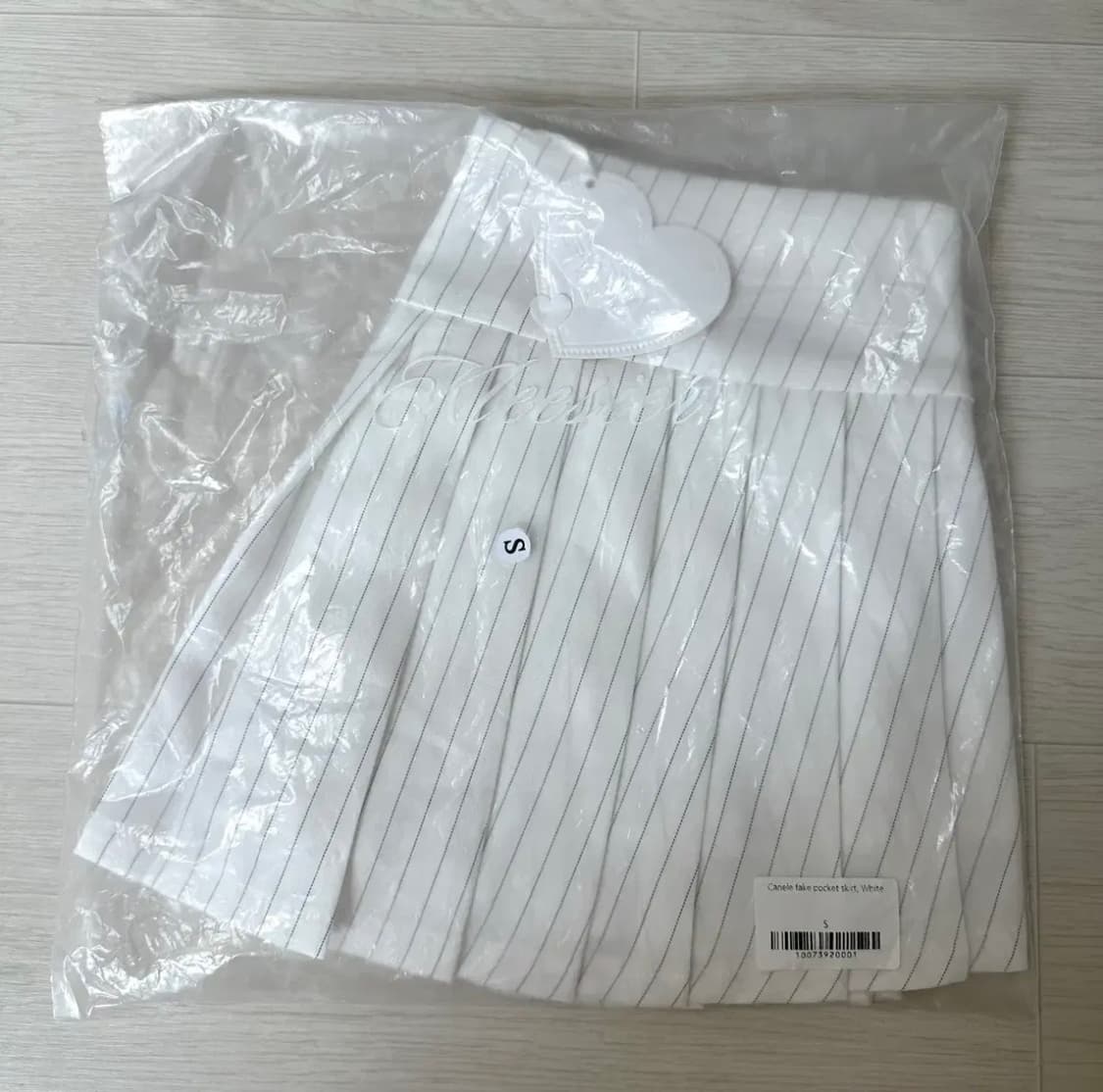 미개봉/실사) 클리시어 캔넬 페이크포켓 스커트 상품이미지2