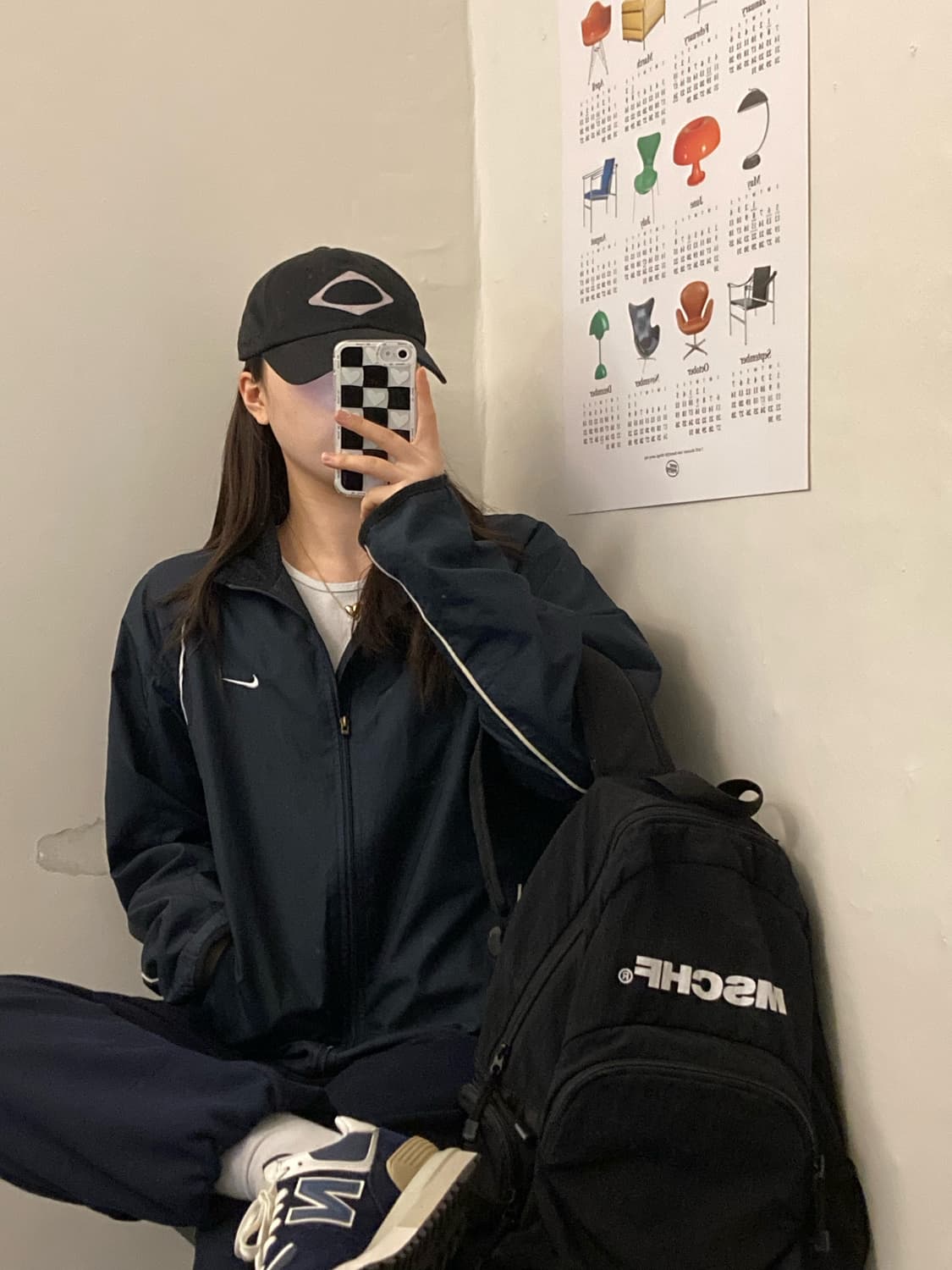 나이키 바람막이 (곤색) 상품이미지2