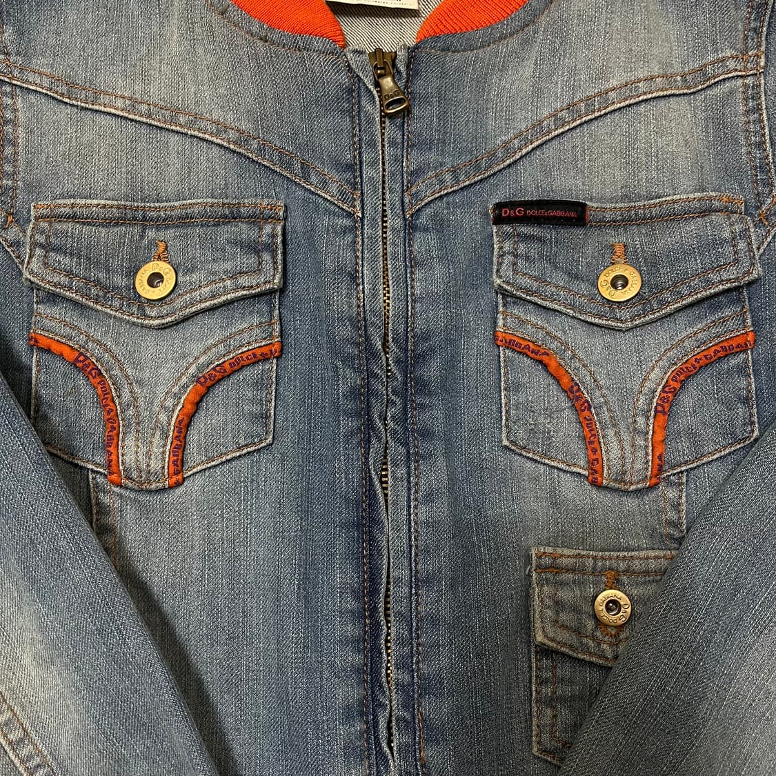 돌체앤가바나 이태리 여성 데님 청자켓 36사이즈 상품이미지5