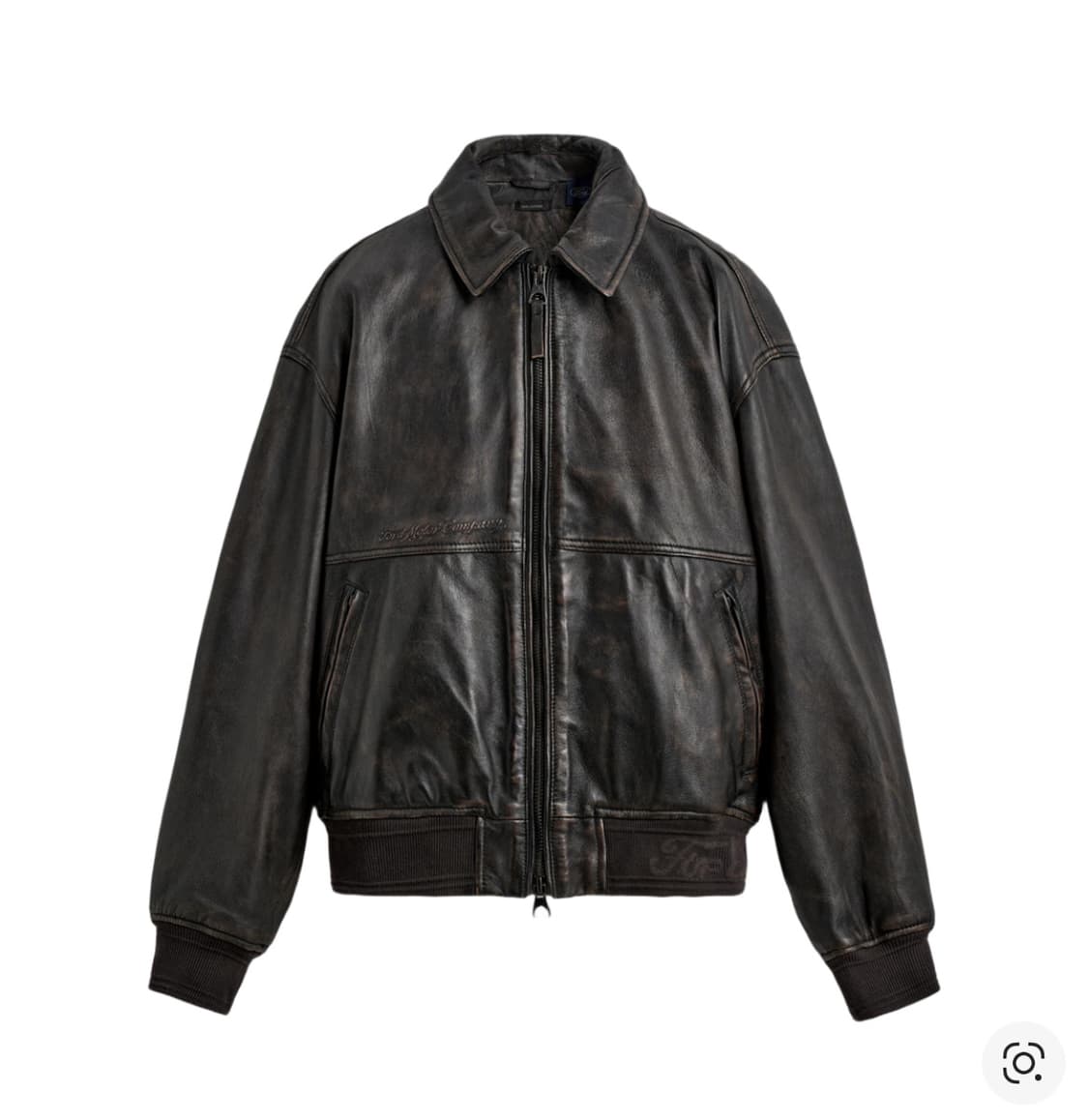 자라 포드 릴렉스드 레더 봄버 자켓  상품이미지1