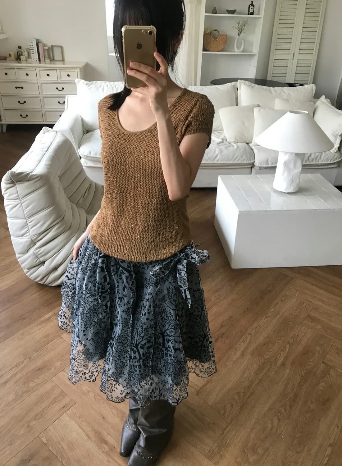 vintage beige knit 상품이미지2