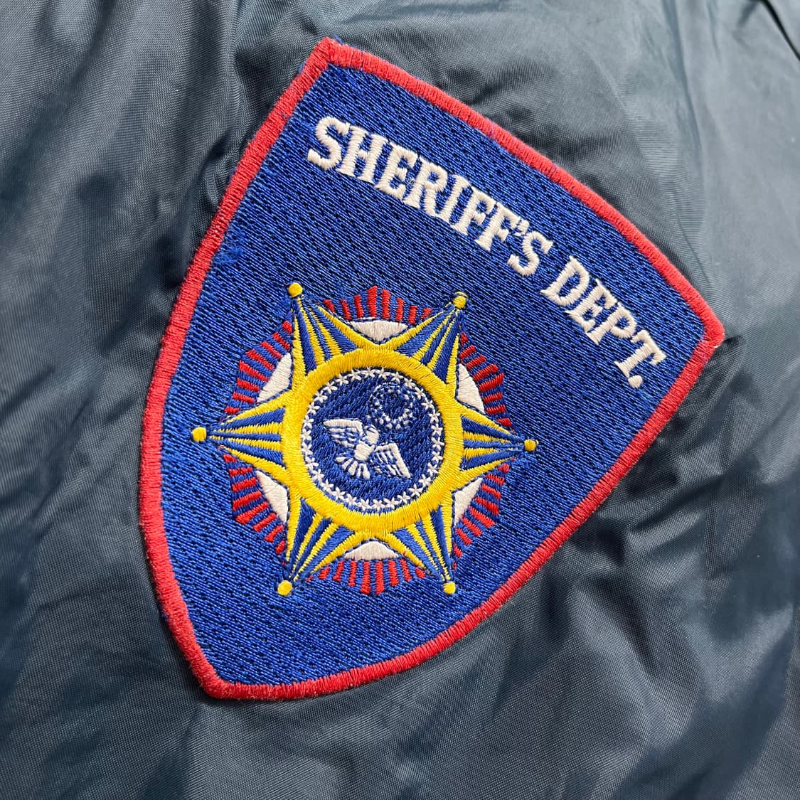90s Usa Police 코치 자켓(L) 상품이미지4