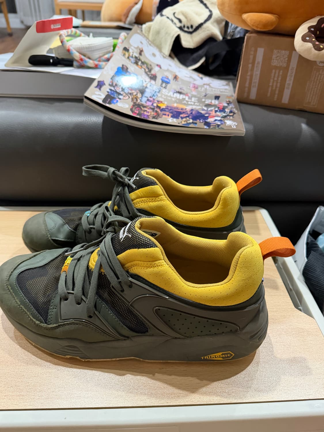 푸마 Puma Blaze of Glory 운동화 올리브/옐로우 290 상품이미지2