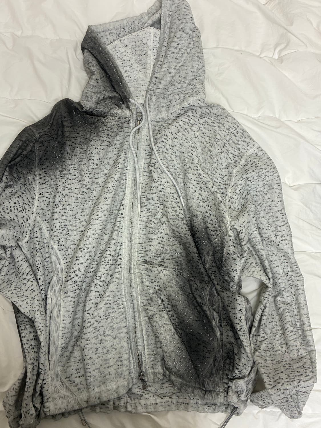 엑슬림 EP.7 01 후드집업 라이트그레이 상품이미지1