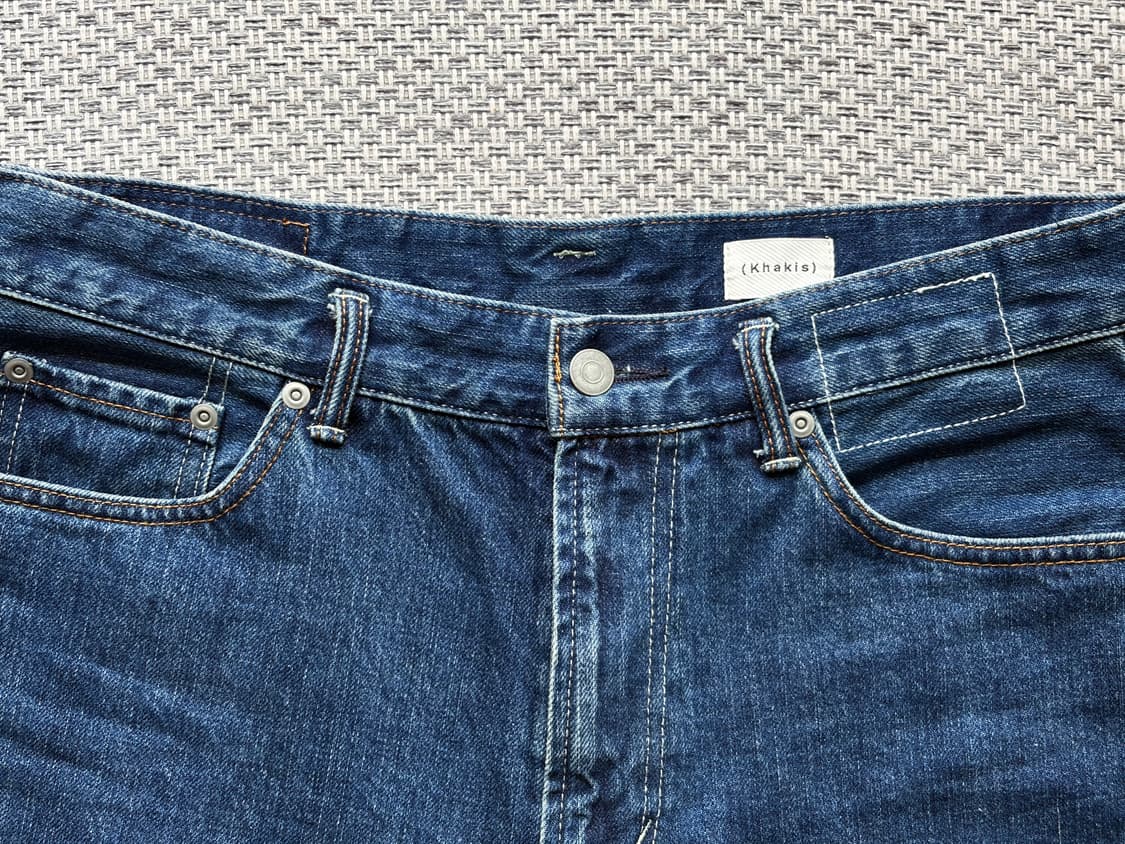 [M] 카키스 스탁 5P 진 쇼츠 반바지 다크블루  상품이미지2