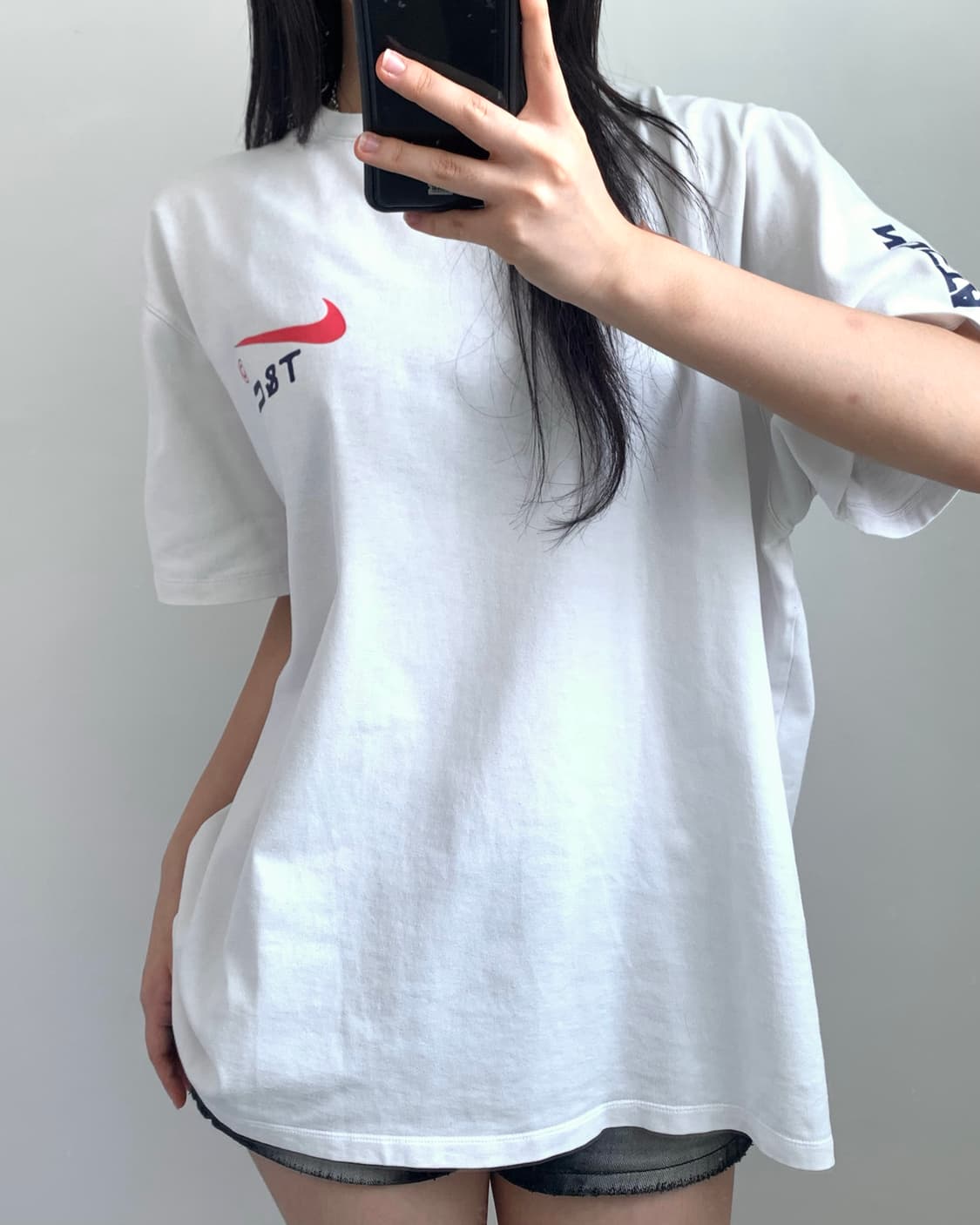 Nike 나이키X녹타 화이트 티셔츠  상품이미지1