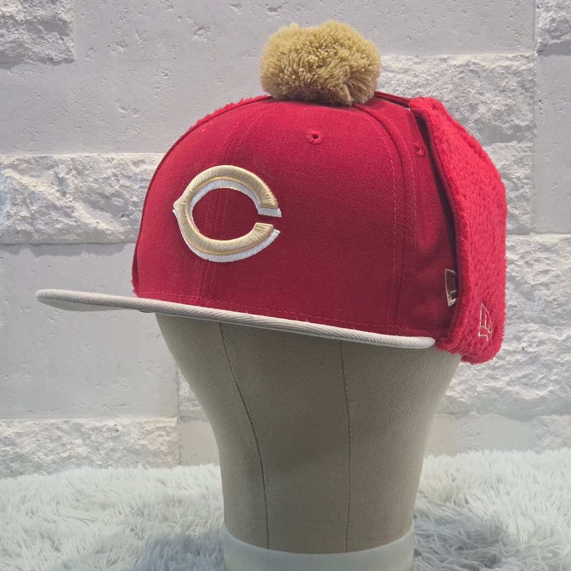 L9-2:뉴에라 59FIFTY 신시내티 레즈 윈터이어플랩 볼캡 7 3/8 상품이미지8