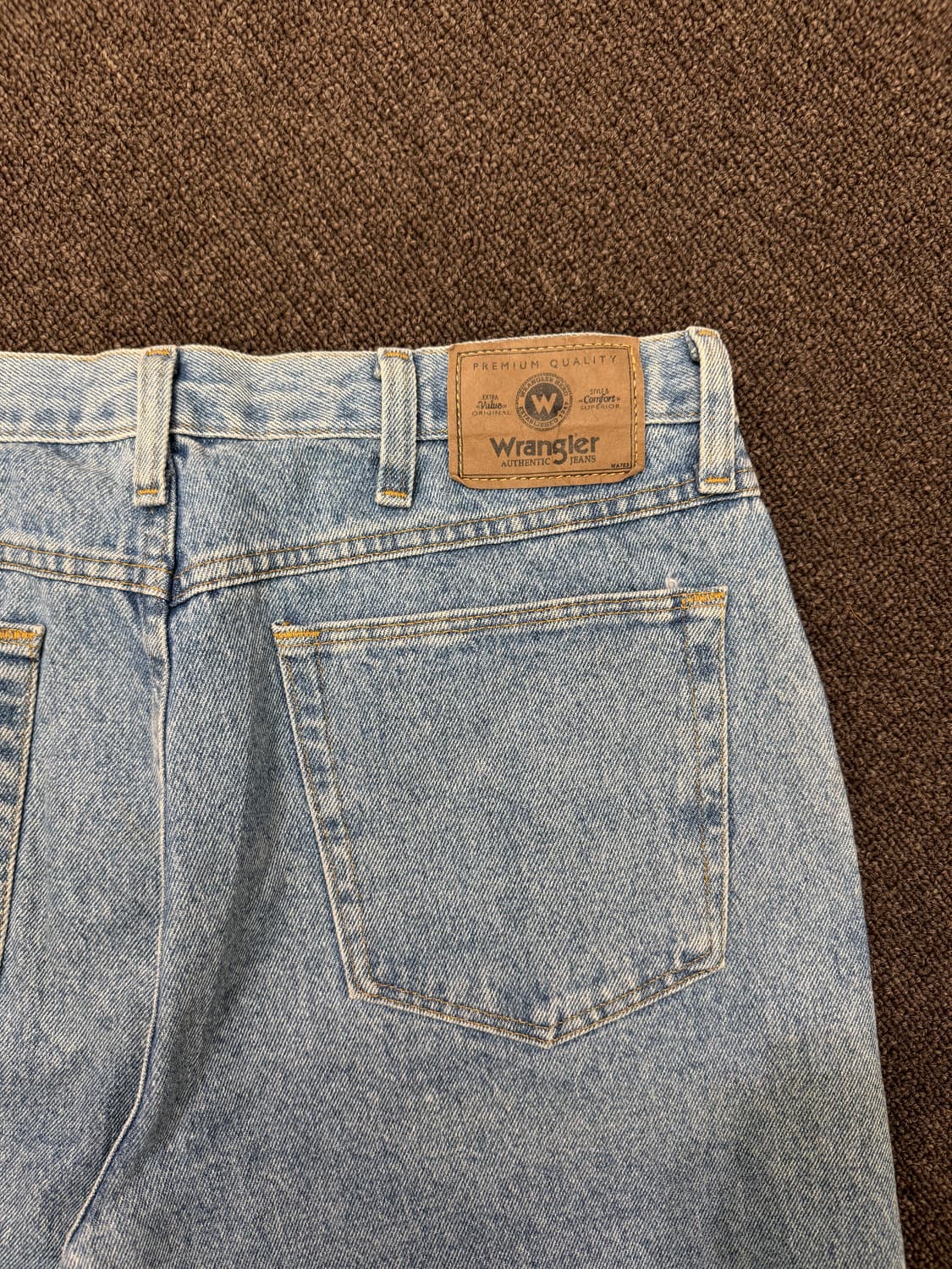 34)랭글러 빈티지 연청 데님팬츠 상품이미지6