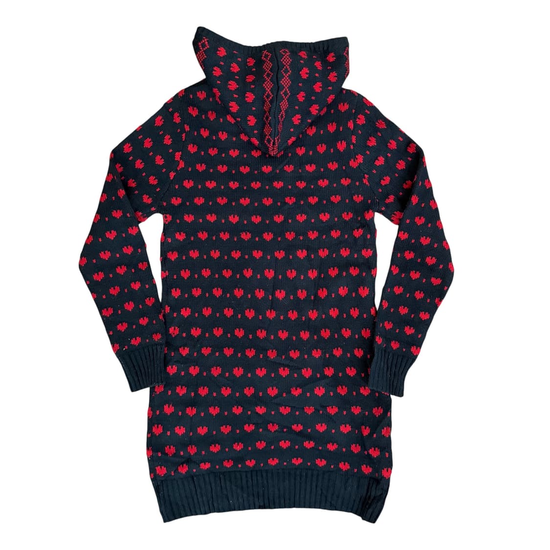 heart logo knit hoodie 상품이미지3