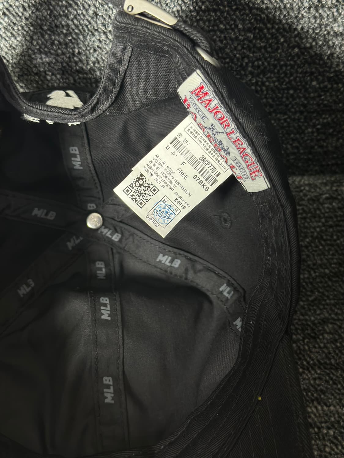 MLB LA 다저스 블랙 볼캡 상품이미지5