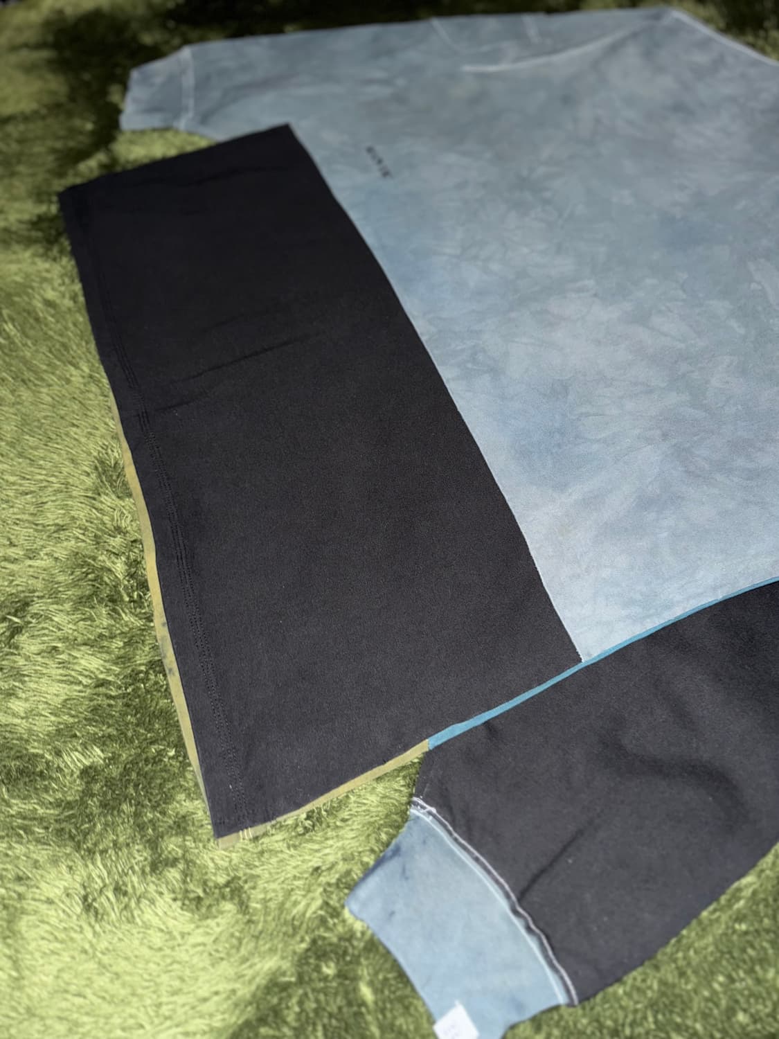 [XL] 리오버 핸드 다잉 리워크 트리플 스티치 롱슬리브 상품이미지5