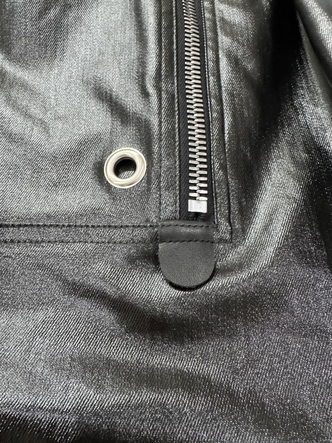 릭오웬스 24fw 바우하우스 코팅 팬츠 50size 상품이미지5