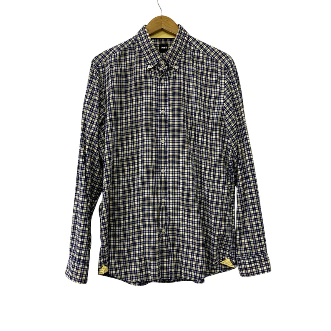 BOSS 체크 긴팔셔츠(L) 상품이미지1
