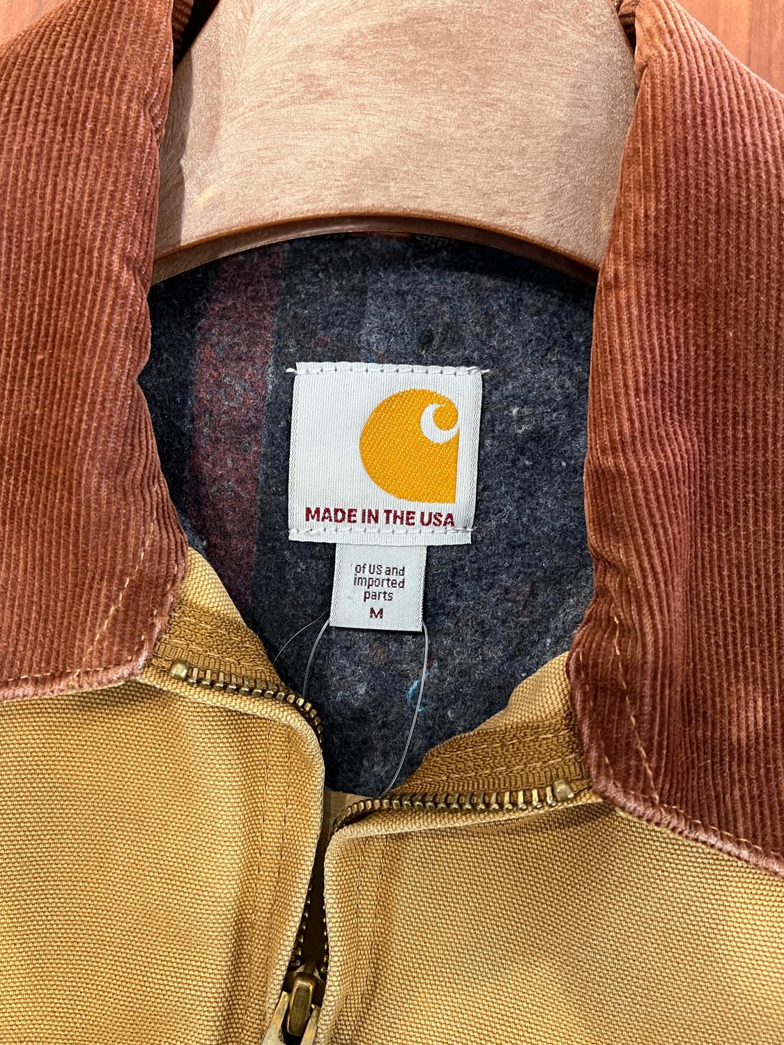 Carhartt 칼하트 덕 캔버스 디트로이트 워크 자켓 (USA) 상품이미지9