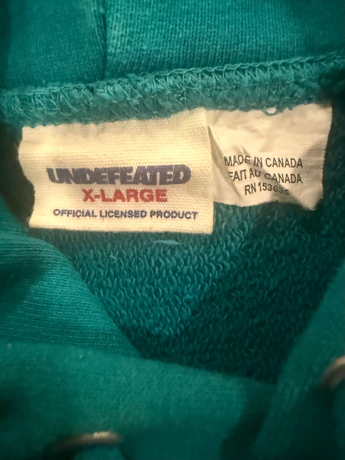 (XL) 언디핏 로고 후드 상품이미지3