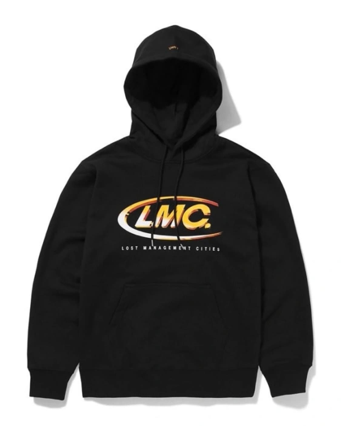 [LMC] 로고 블랙 후드티 상품이미지1