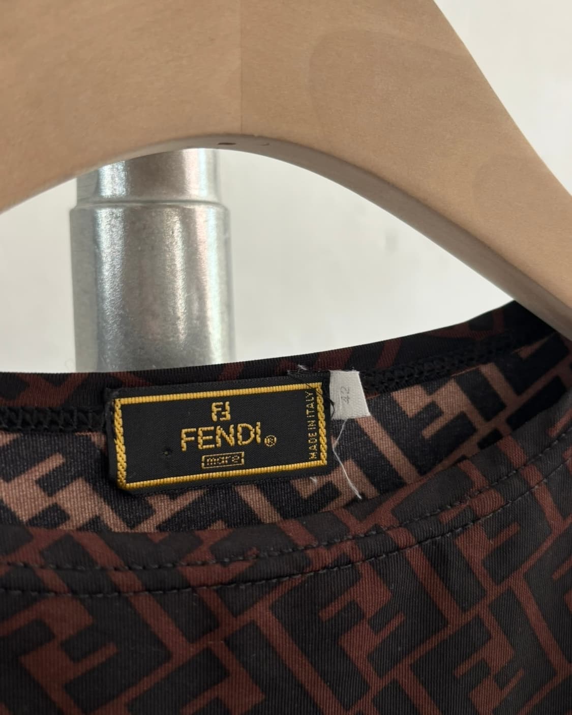 Fendi 펜디 90’s 브라운 패턴 탑 상품이미지4