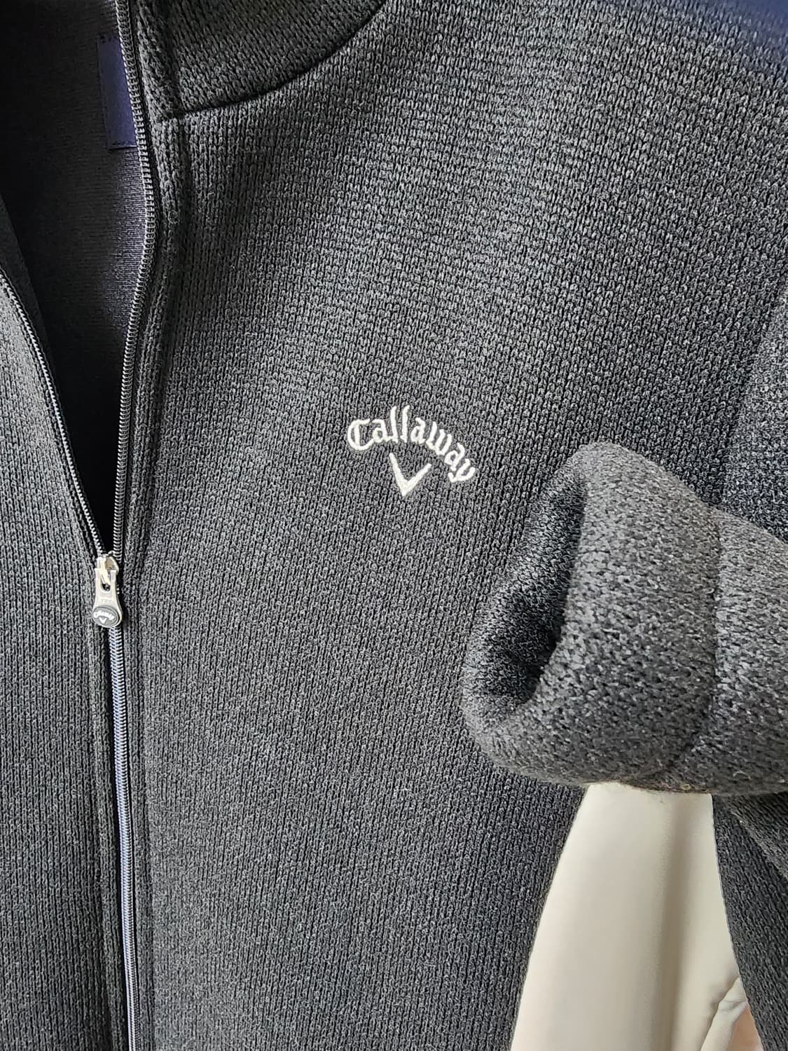 캘러웨이 여성 골프 방풍 니트 가디건 상품이미지7