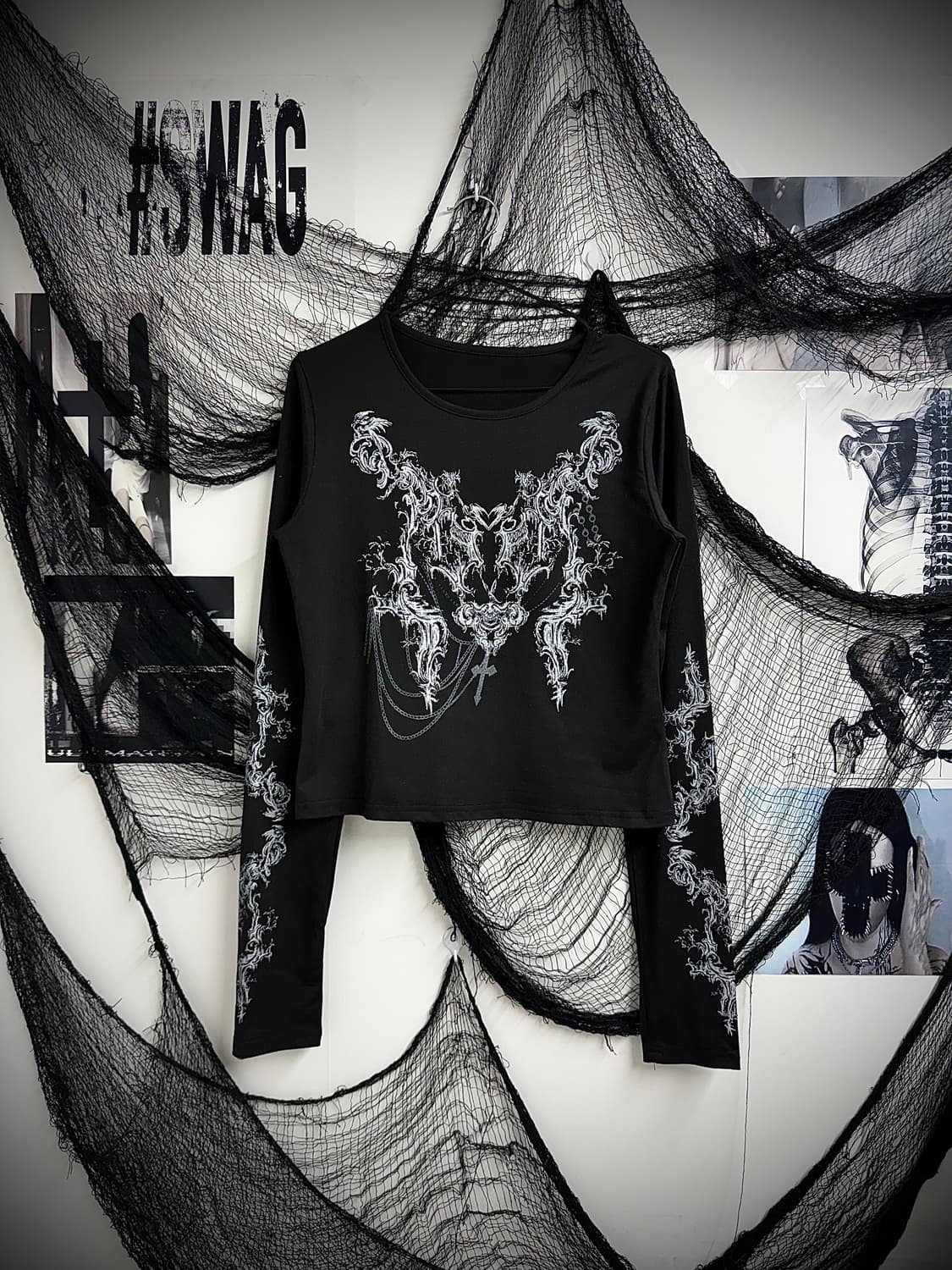 Gothic printing longsleeve 상품이미지3