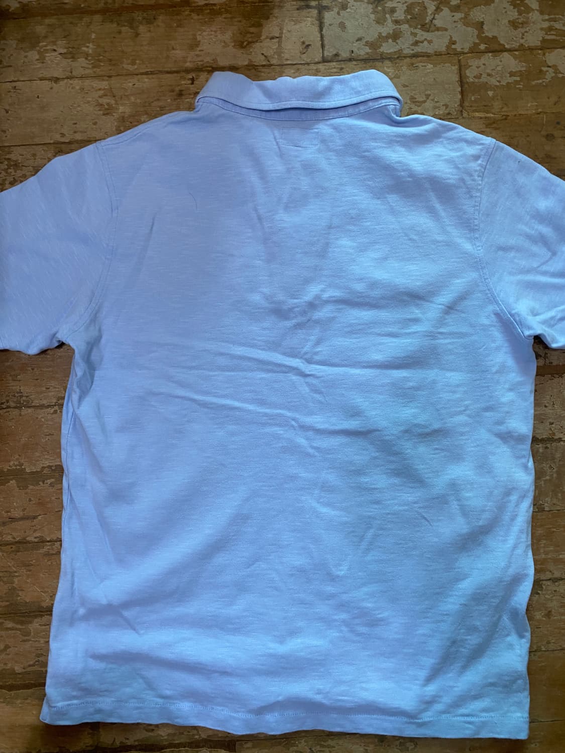 (미착용) 빔즈 L 사이즈 하늘색 폴로티 105 상품이미지5