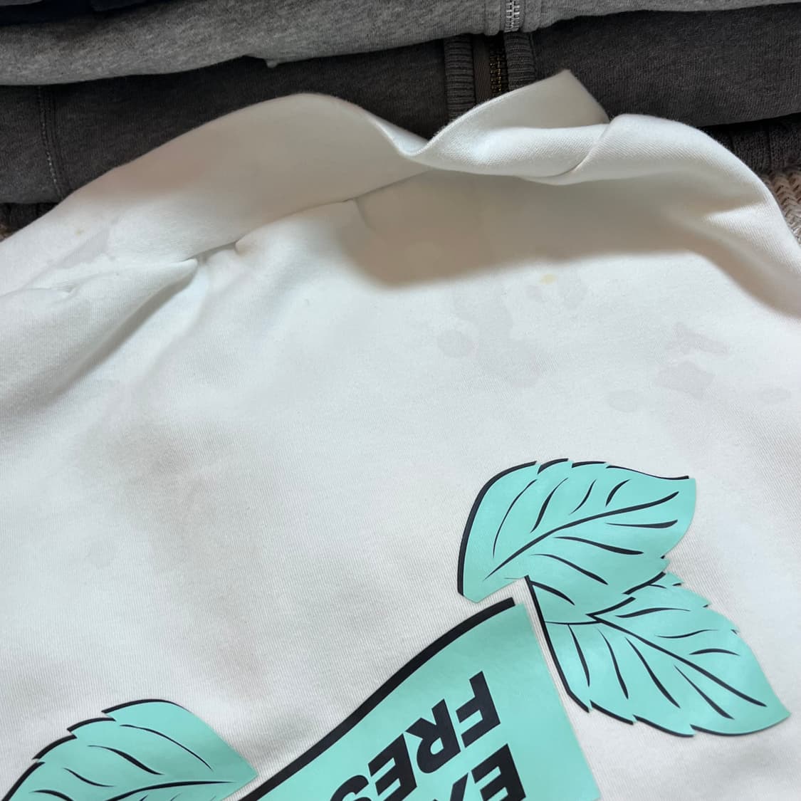 [정품] 아디다스 아이보리 트레포일 후집 [ M ] 상품이미지10