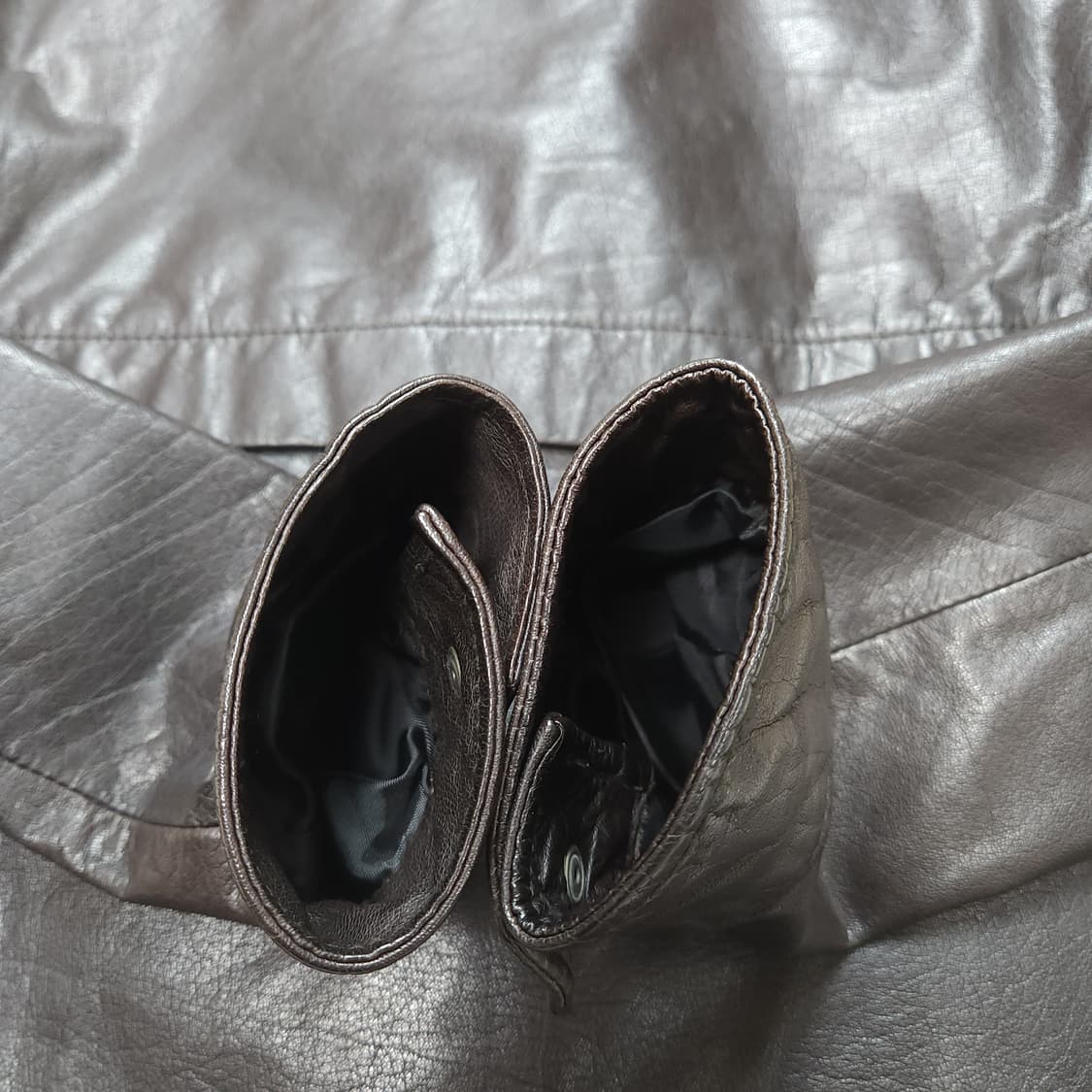 [100] 코데즈컴비인 릭맛 소가죽 자켓 닥크브라운 상품이미지8