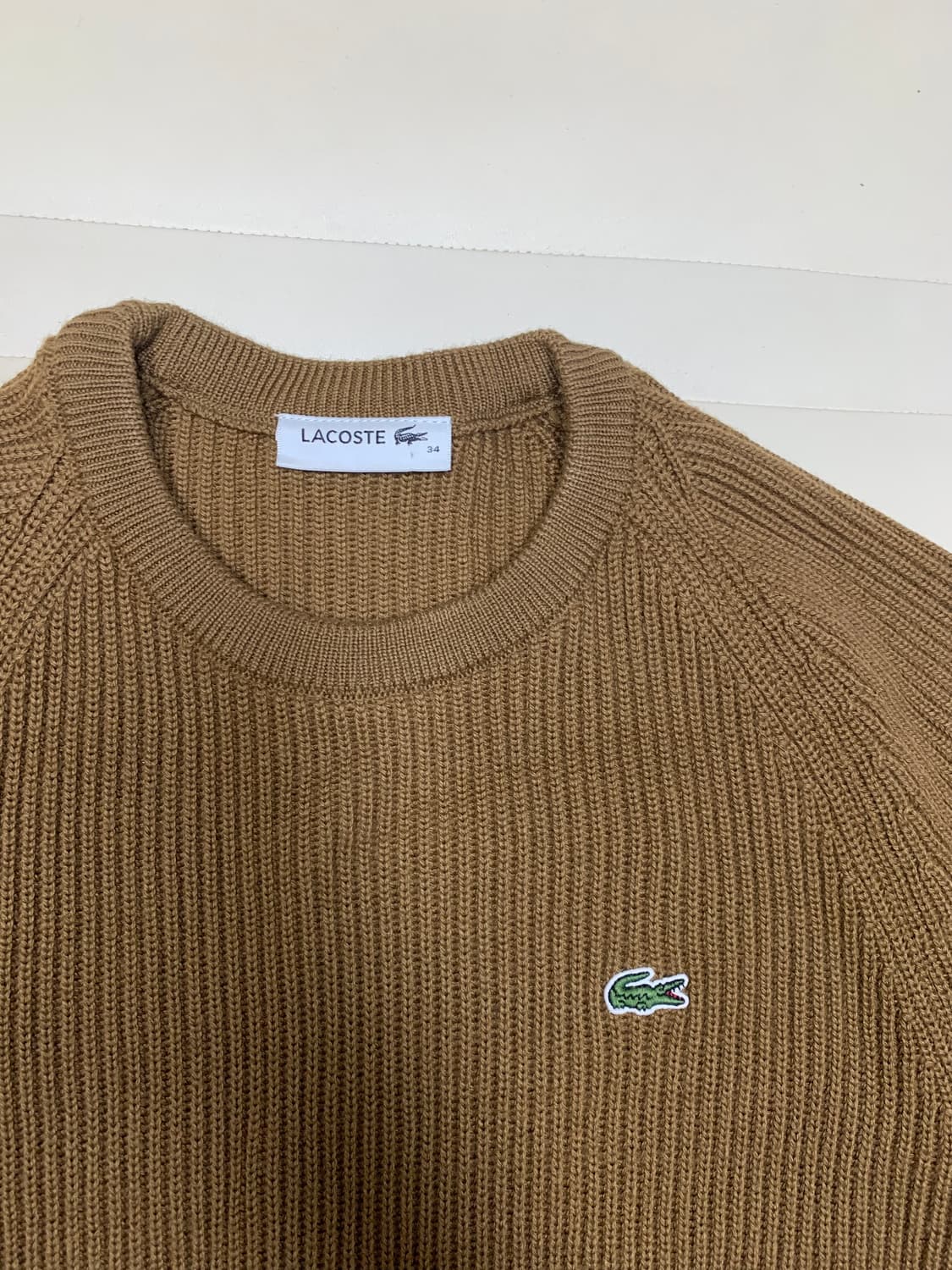 라코스테 여성 골지 롱 니트 원피스 EF2324-20C_AEV 상품이미지5