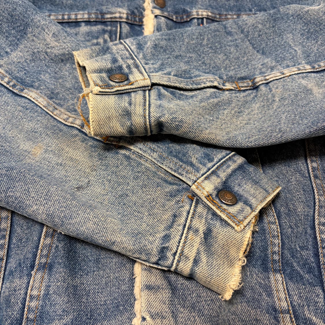 리바이스 70s 오렌지택 오리지널 양모 쉐르파 데님 자켓 상품이미지3