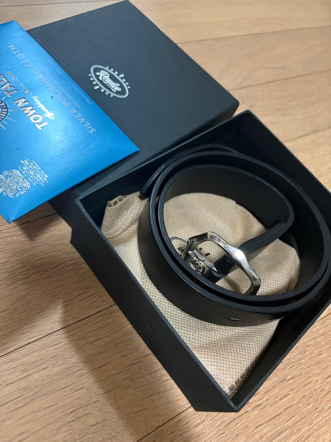 렌도 애로우 버클 벨트 실버 상품이미지4