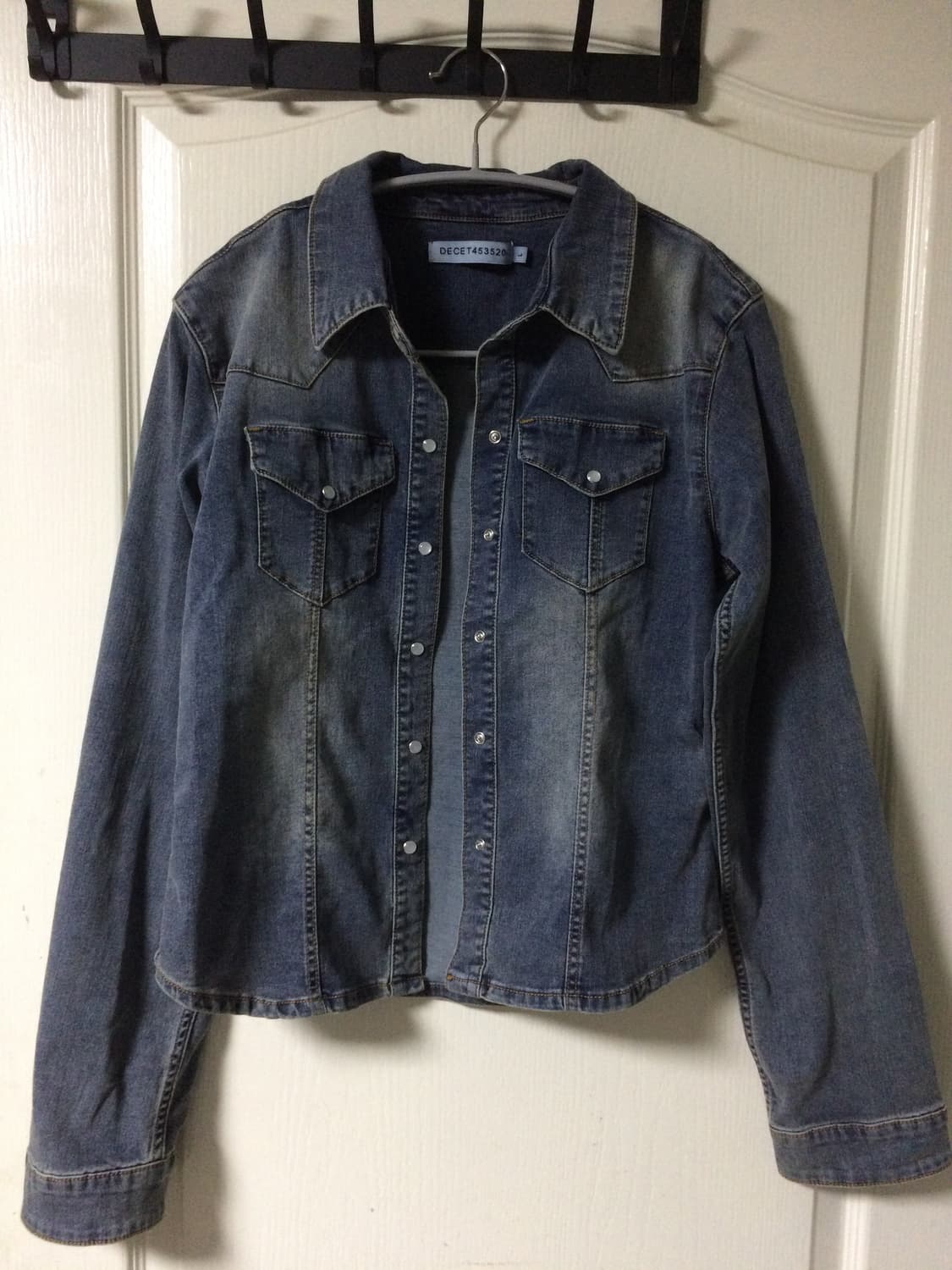 데케트 우먼 - western slim denim shirts 상품이미지1