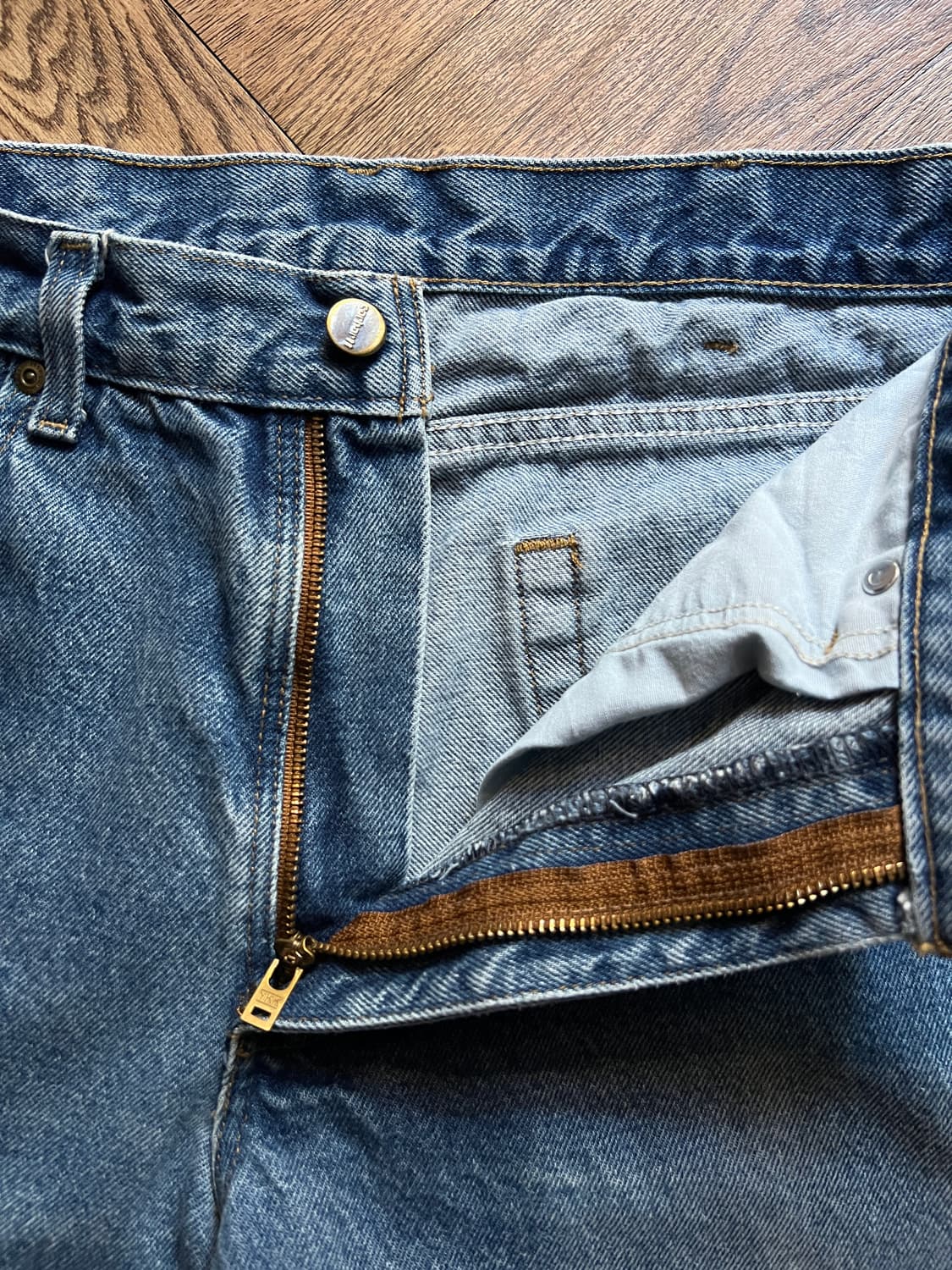 [33]칼하트 USA 빈티지 워싱 워크 데님 팬츠 상품이미지3