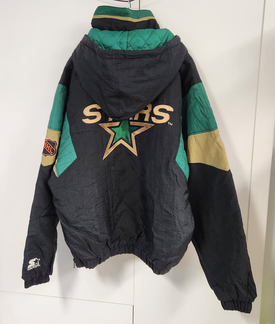 00s 스타터 NHL 댈러스 스타스 바시티 아노락 점퍼 M (95-100 상품이미지2