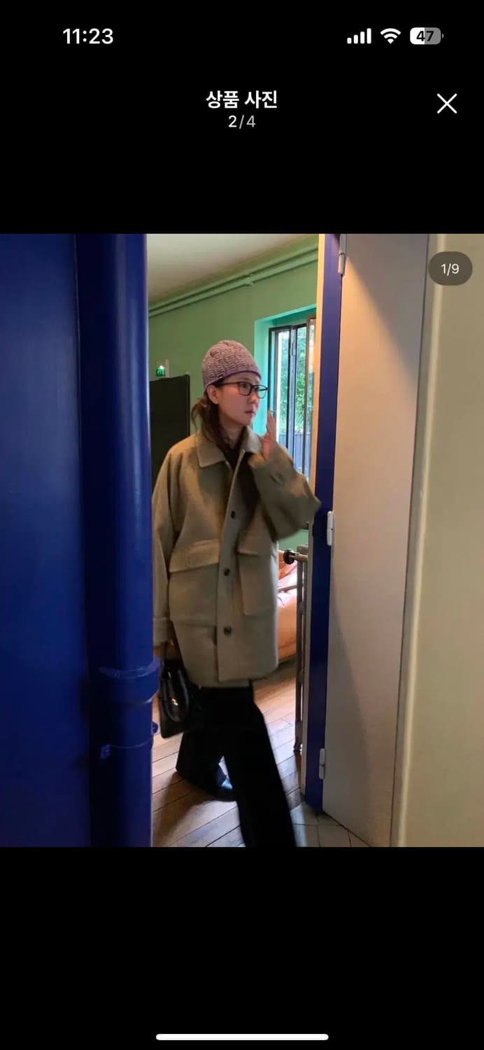 에토스 미디 코트 카키 상품이미지3