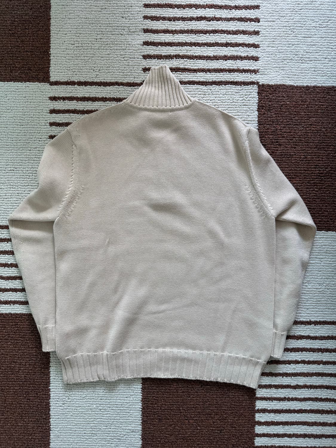 오라리 auralee 코튼 코드 플레이팅 니트 스키퍼 상품이미지3