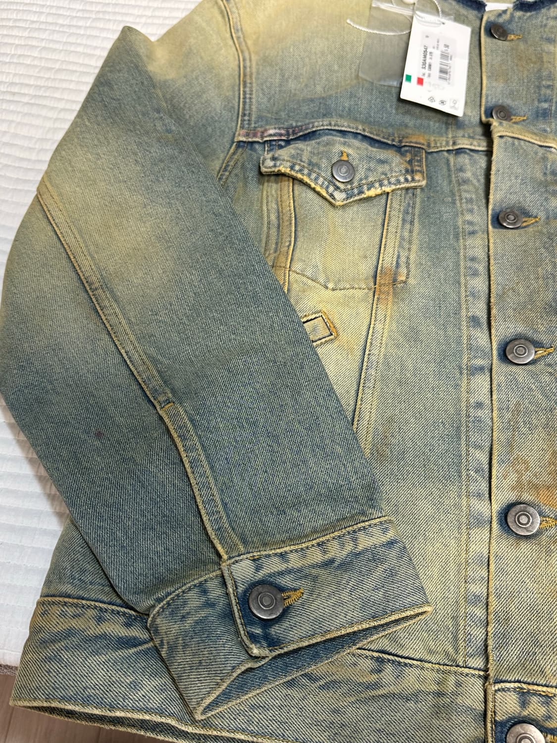 마르지엘라 차이나카라 데님 자켓 50사이즈 상품이미지4