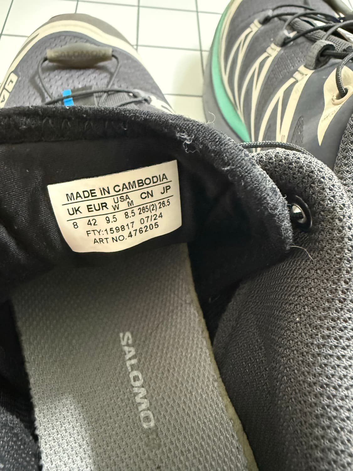 Salomon XT-6 Nine Iron Quicksilver 265 상품이미지7