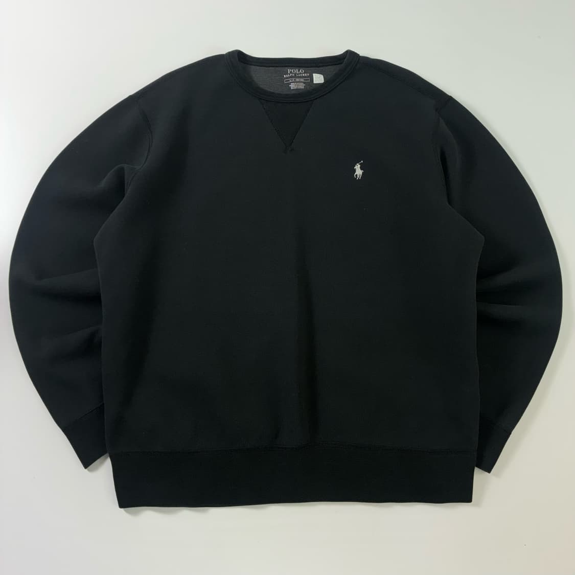 Polo  폴로 랄프로렌 자수 코튼 블랙 맨투맨  상품이미지1