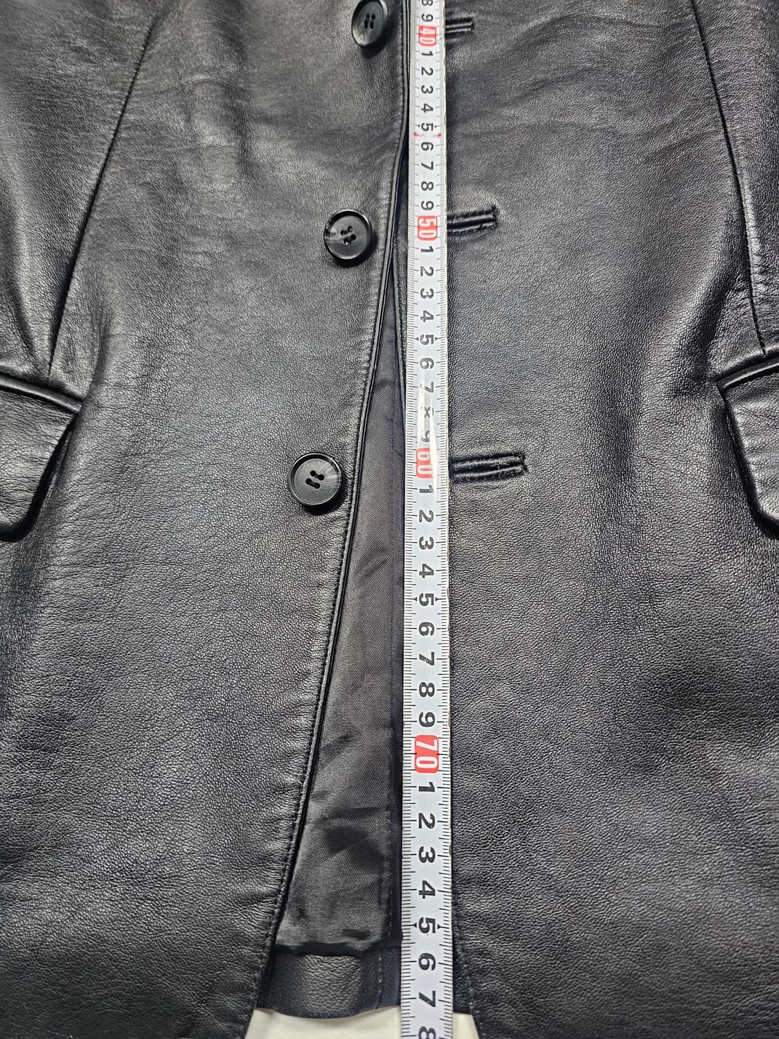 양가죽 Lambskin leather Jacket black  상품이미지3