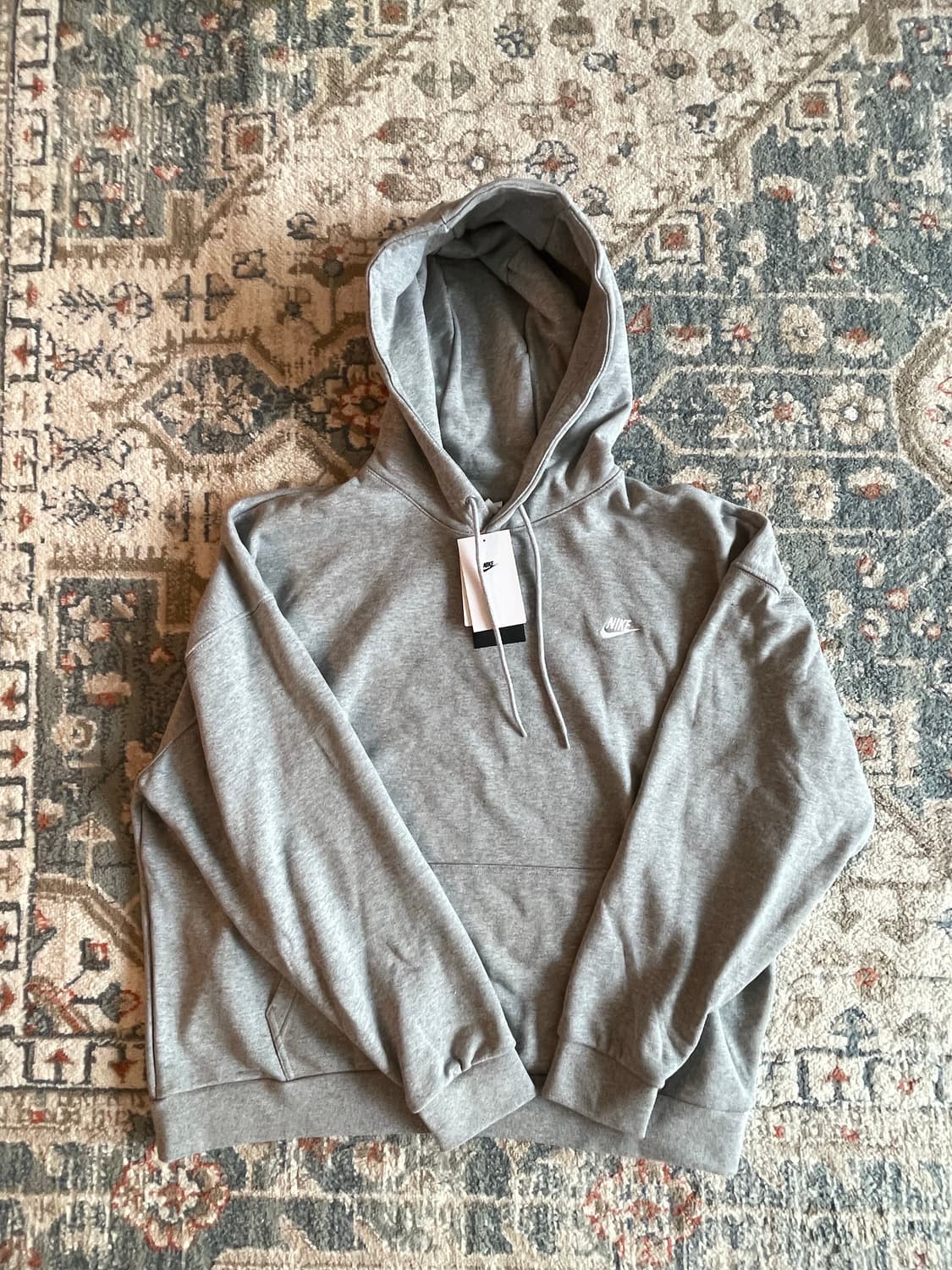 나이키 클럽 플리스 오버사이즈 프렌치 테리 풀오버 후드(새제품. XL) 상품이미지1