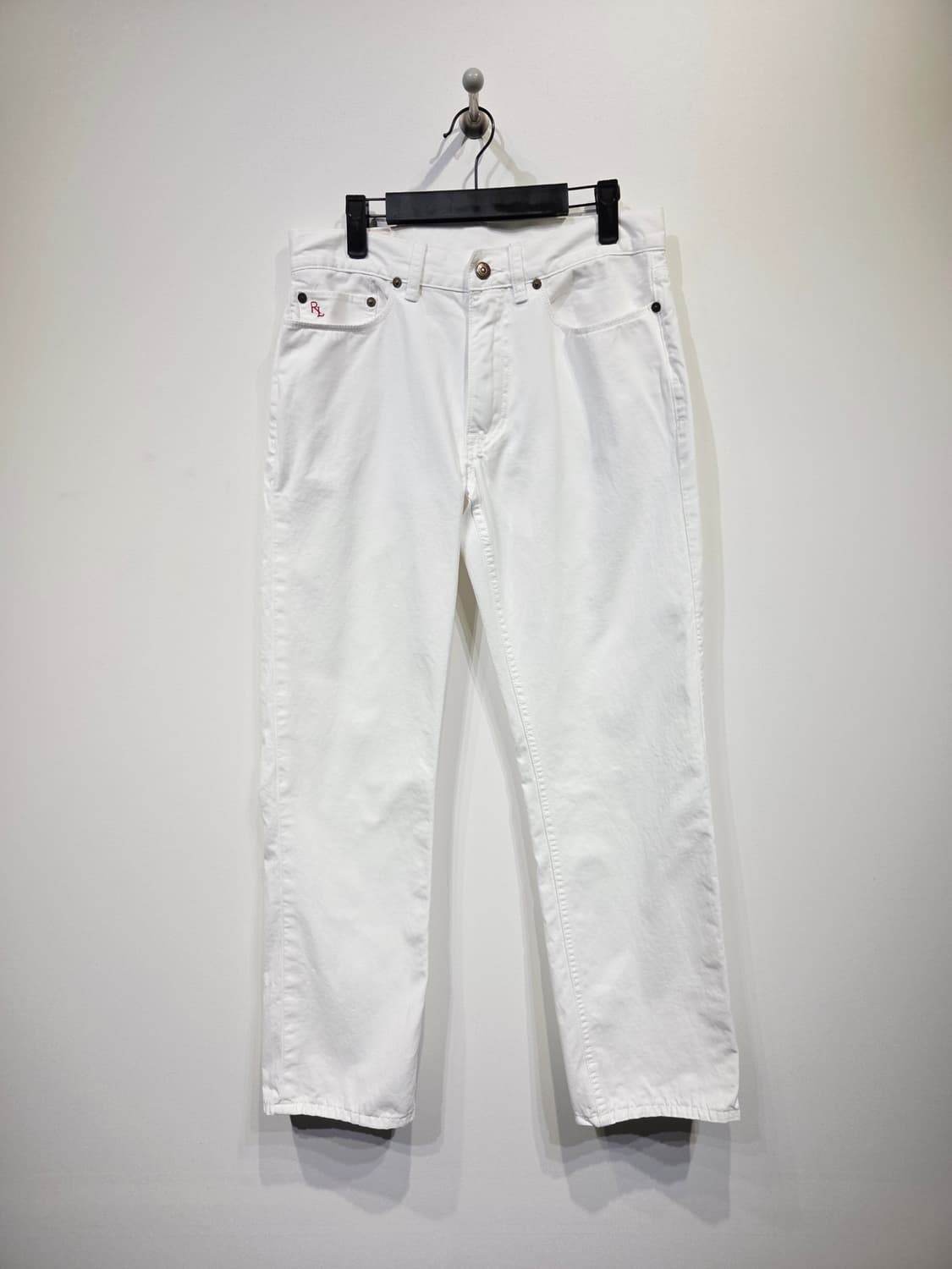 폴로 랄프로렌 화이트 코튼 팬츠 30/30 상품이미지2