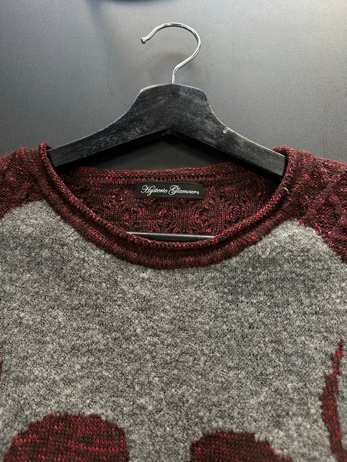 히스테릭글래머 스컬 본 니트 상품이미지6