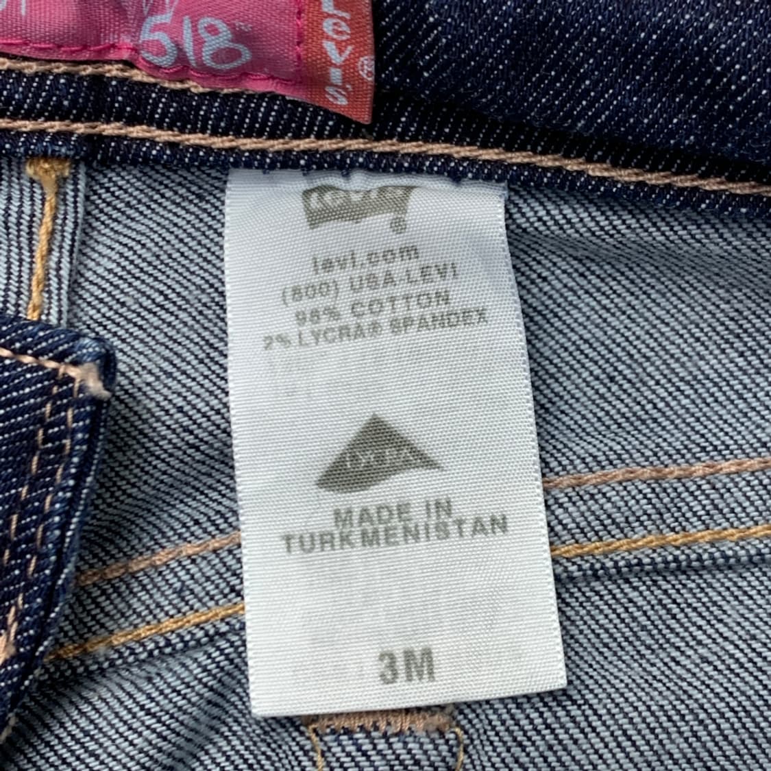 [28/정품] 리바이스 518 슈퍼로우 부츠컷 데님 팬츠 L2-0017 상품이미지6