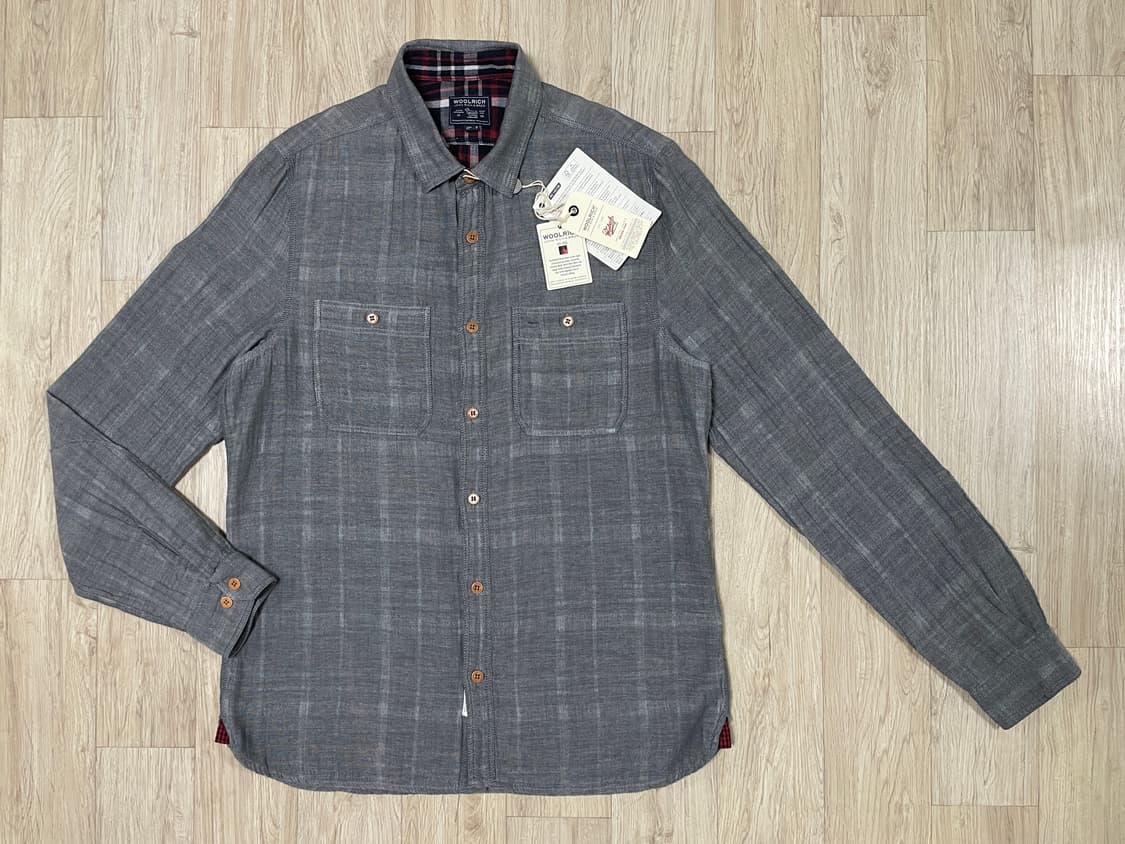 100) 울리치 샴브레이 워크셔츠(이탈리아제)새제품 상품이미지1