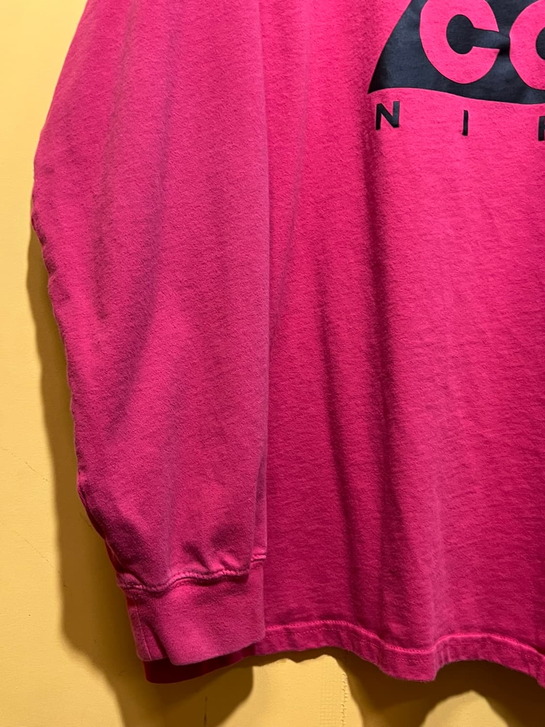 [L] 나이키 ACG 롱슬리브 로고 티셔츠 러쉬 핑크 US/EU 상품이미지4