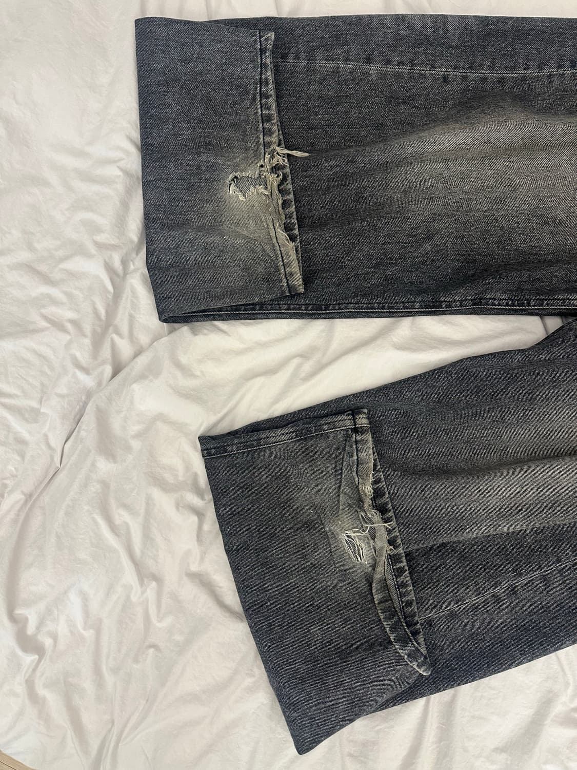 [2] 해칭룸 와이드 커브진 블랙 상품이미지3