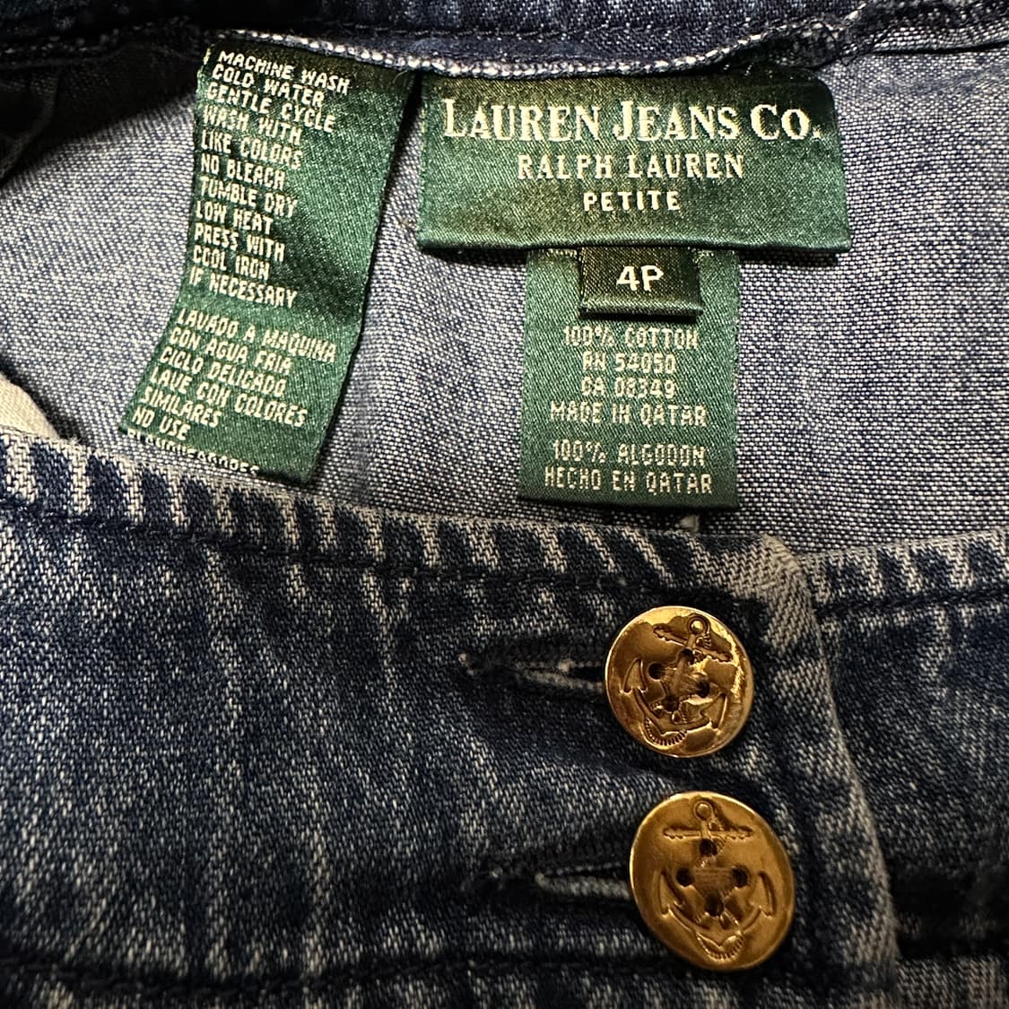 RALPH LAUREN jeans denim skirt 상품이미지3