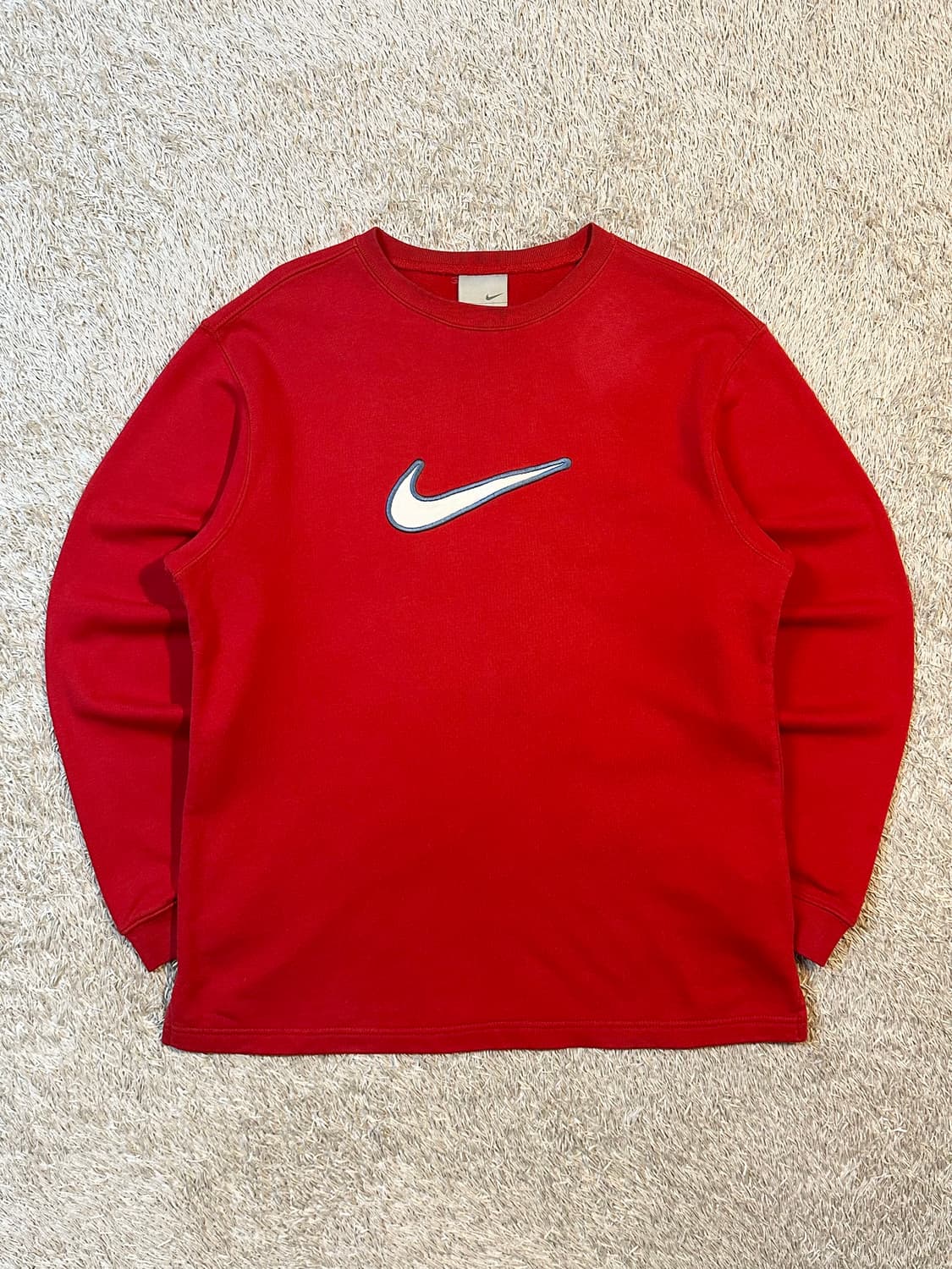 00's 나이키 올드스쿨 빅스우시 스웻 맨투맨 레드 상품이미지1