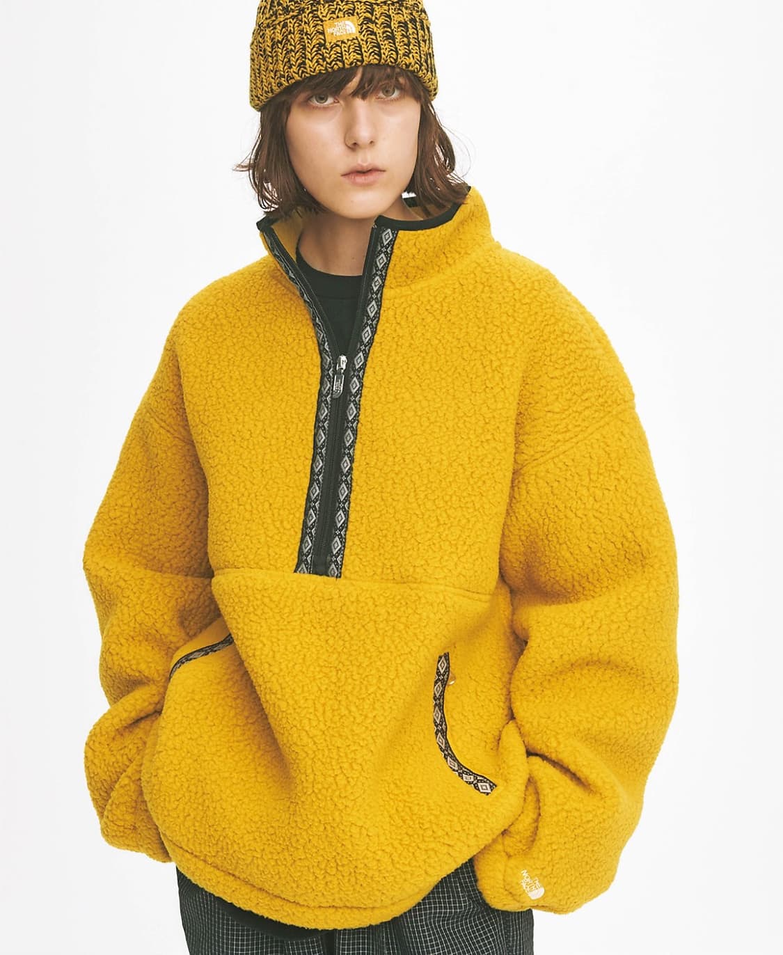 노스페이스 퍼플라벨 19FW 폴라텍 후리스 아노락 상품이미지2