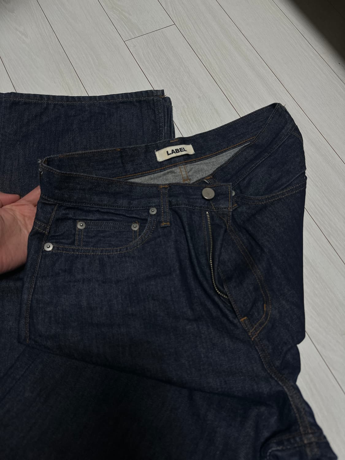 label archive 라벨 아카이브 와이드 핏 데님 Raw Jeans 상품이미지2