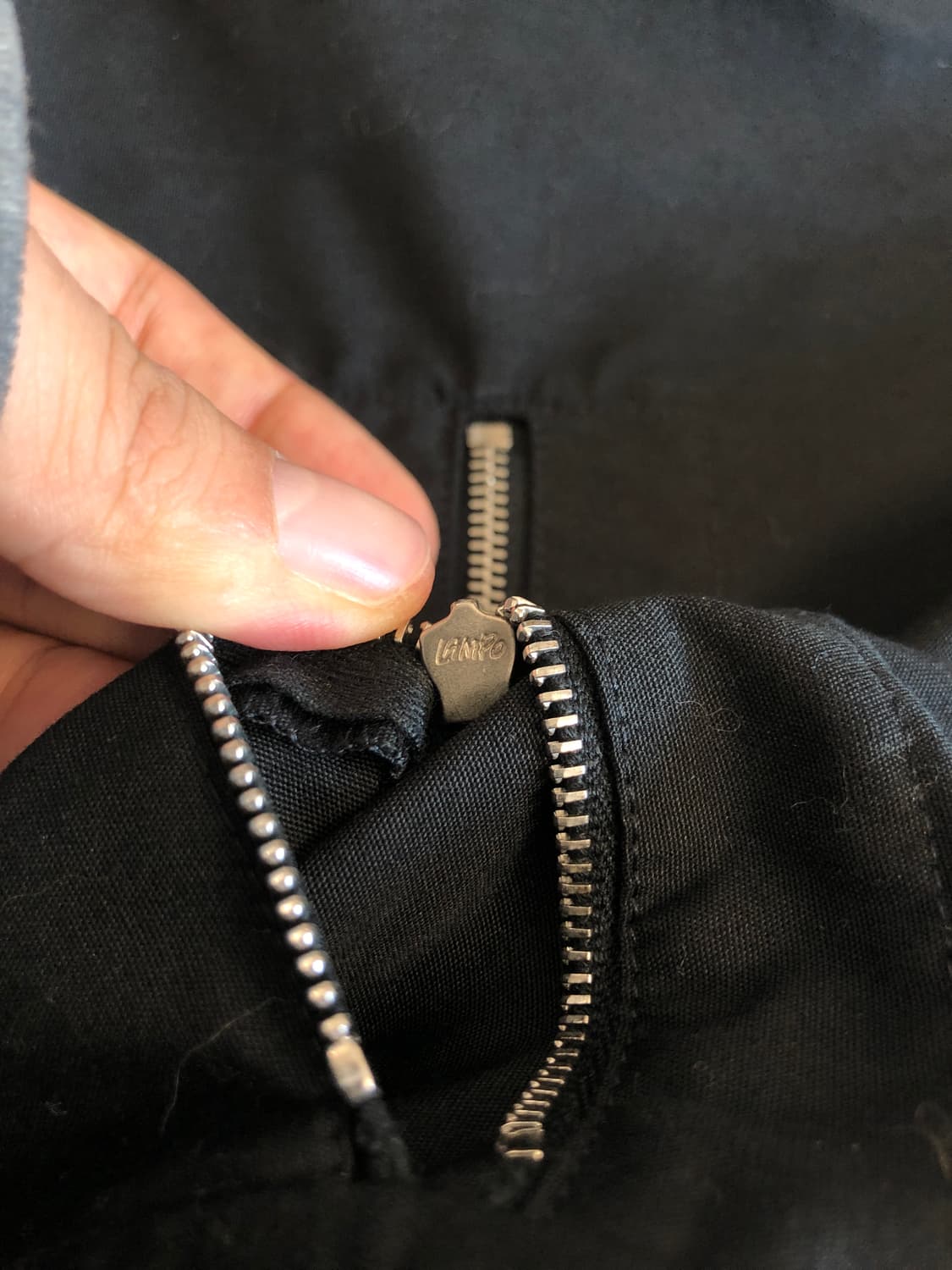 90s 캘빈클라인 컬렉션 italy made 지퍼 팬츠 상품이미지4